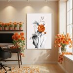 Quadro Decorativo Eflorescência - 70x50cm