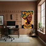 Quadro Decorativo Elegância Ancestral - 70x50cm