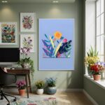 Quadro Decorativo Essência Do Jardim - 70x50cm