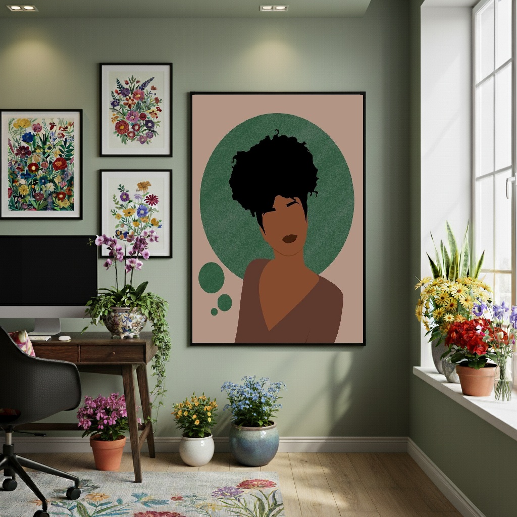 Quadro Decorativo Essência Minimal - 70x50cm