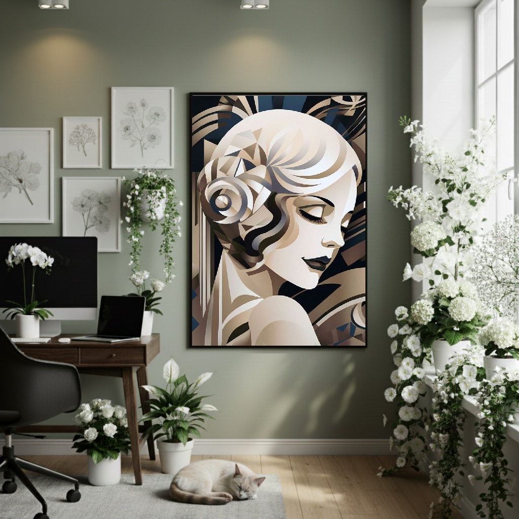 Quadro Decorativo Fantasia Deco - 70x50cm