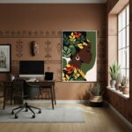 Quadro Decorativo Folhagem Da Alma - 70x50cm