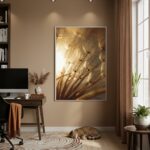 Quadro Decorativo Foto Dente De Leão - 70x50cm