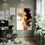 Quadro Decorativo Fragmentos Do Grito - 70x50cm