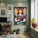 Quadro Decorativo Guardiã Do Afeto - 70x50cm
