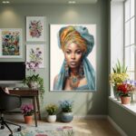 Quadro Decorativo Herdeira Do Sol - 70x50cm
