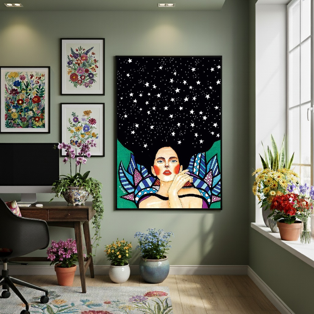 Quadro Decorativo Infinito Particular - 70x50cm