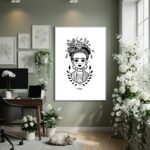 Quadro Decorativo Jardim De Frida - 70x50cm