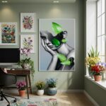Quadro Decorativo Jardim Que Me Habita - 70x50cm