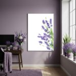 Quadro Decorativo Lavanda Rasteira - 70x50cm