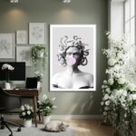 Quadro Decorativo Medusa Bubblegum - 70x50cm