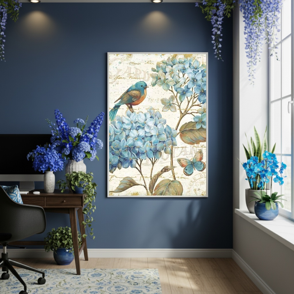 Quadro Decorativo Melodia Botânica - 70x50cm