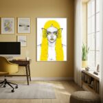 Quadro Decorativo Metamorfose Serena - 70x50cm