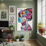 Quadro Decorativo Mosaico Onírico - 70x50cm