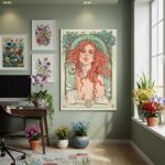 Quadro Decorativo Mulher De Câncer - 70x50cm