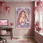 Quadro Decorativo Mulher De Libra - 70x50cm