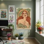 Quadro Decorativo Mulher De Touro - 70x50cm
