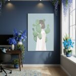 Quadro Decorativo Mulher Espinhosa - 70x50cm