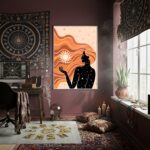 Quadro Decorativo Mulher Estrela - 70x50cm