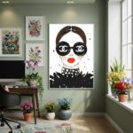 Quadro Decorativo Mulher Modelo - 70x50cm