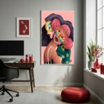 Quadro Decorativo Mulheres LGBTQ - 70x50cm
