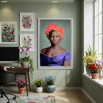 Quadro Decorativo Olhar Do Rio Antigo - 70x50cm