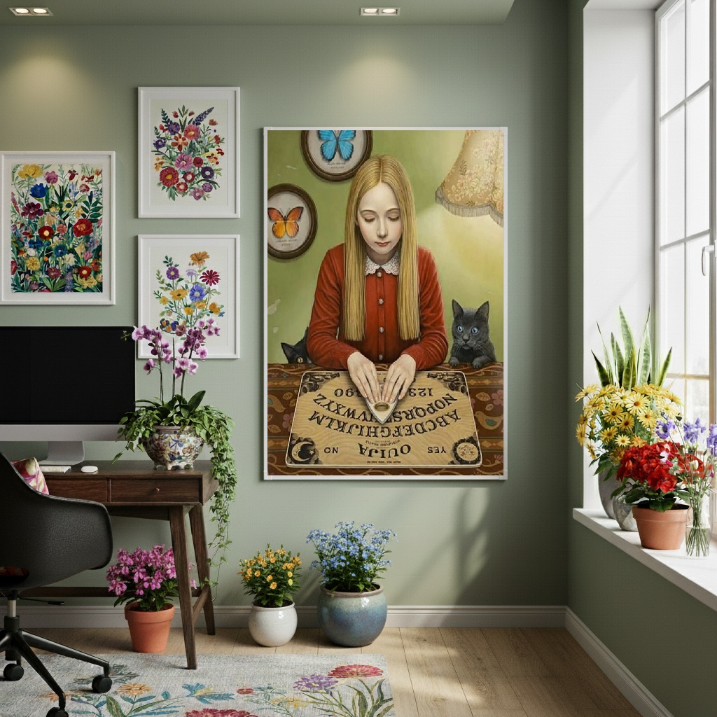 Quadro Decorativo Oráculo Da Sala De Estar - 70x50cm