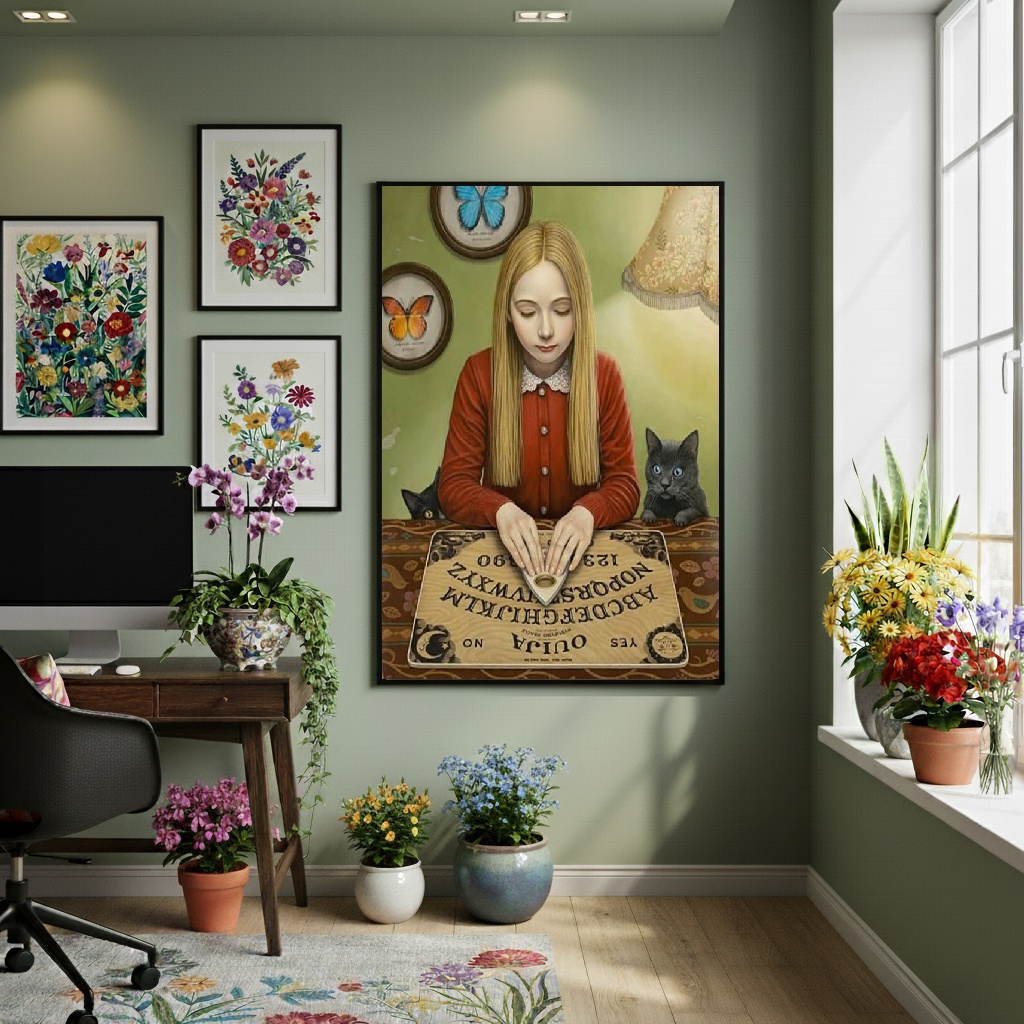 Quadro Decorativo Oráculo Da Sala De Estar - 70x50cm