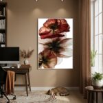 Quadro Decorativo Papoilas Etéreas - 70x50cm