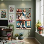 Quadro Decorativo Parada No Diner - 70x50cm