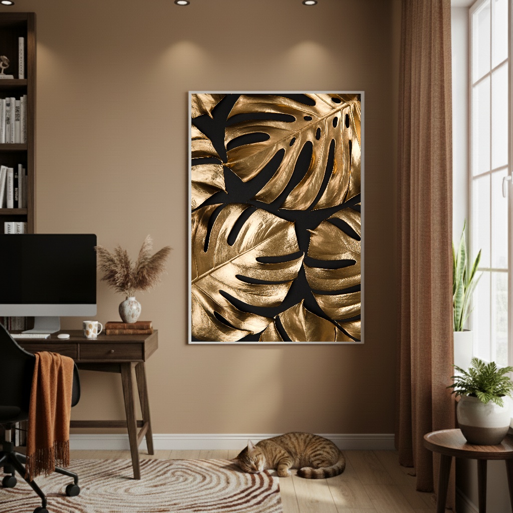 Quadro Decorativo Peso Do Luxo - 70x50cm