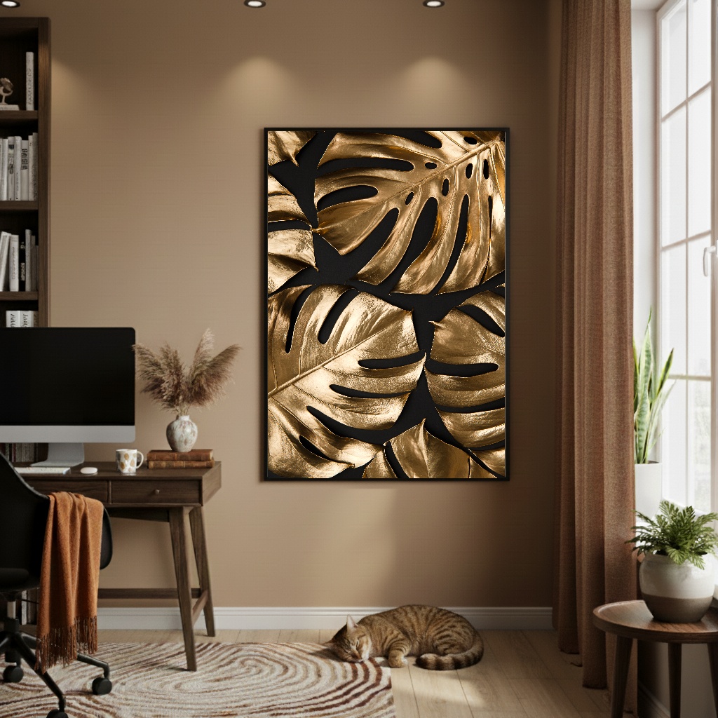Quadro Decorativo Peso Do Luxo - 70x50cm