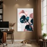 Quadro Decorativo Planta Monstera - 70x50cm