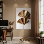Quadro Decorativo Planta Ornamental - 70x50cm