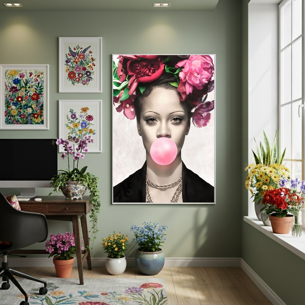 Quadro Decorativo Primavera Pop - 70x50cm