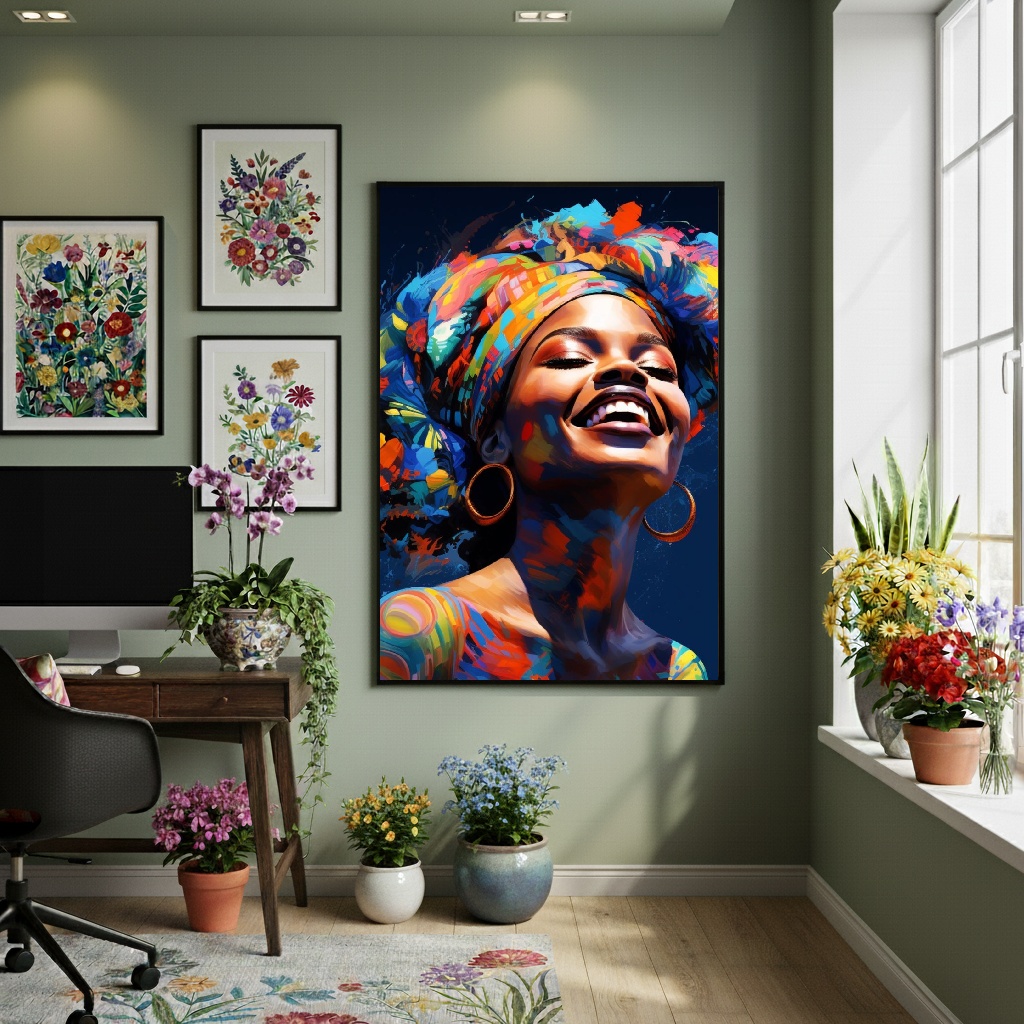 Quadro Decorativo Raízes Do Amanhã - 70x50cm