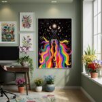 Quadro Decorativo Sagrado Feminino - 70x50cm