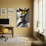 Quadro Decorativo Segredo Alado - 70x50cm