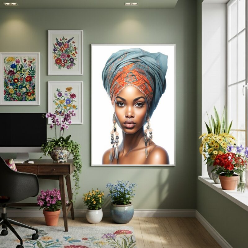 Quadro Decorativo Soberana - 70x50 cm