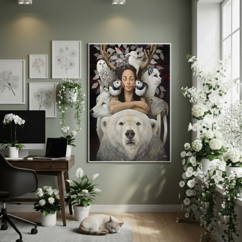 Quadro Decorativo Soberania Da Terra - 70x50 cm
