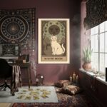 Quadro Decorativo Tarot Lua Nova - 70x50cm