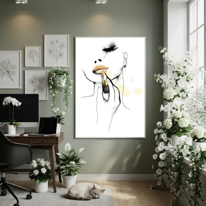 Quadro Decorativo Toque Final - 70x50 cm