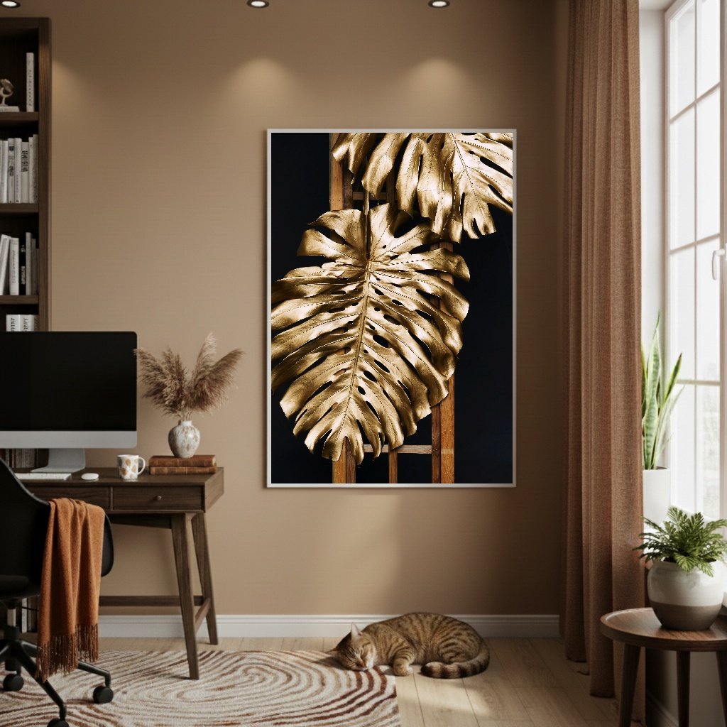 Quadro Decorativo Totem Tropical - 70x50cm