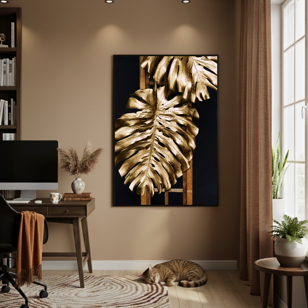 Quadro Decorativo Totem Tropical - 70x50cm