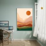 Quadro Decorativo Traços Da Natureza - 70x50 cm