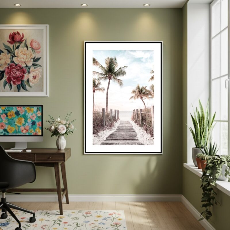 Quadro Decorativo Trilha Do Horizonte - 70x50 cm