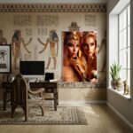 Quadro Decorativo União Cleópatra Afrodite - 70x50cm