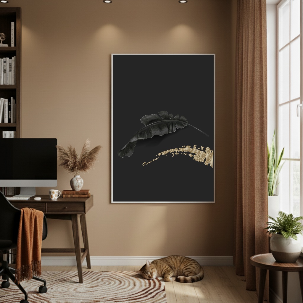 Quadro Decorativo Vestígio - 70x50cm