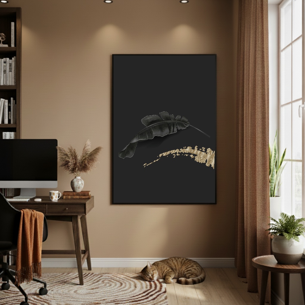 Quadro Decorativo Vestígio - 70x50cm