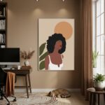 Quadro Decorativo Vibração Solar - 70x50 cm